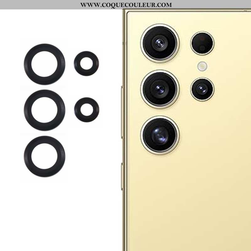 Lentilles de Protection pour Objectifs Samsung Galaxy S25 Ultra 5G Métal Électroplaqué et Verre Trem