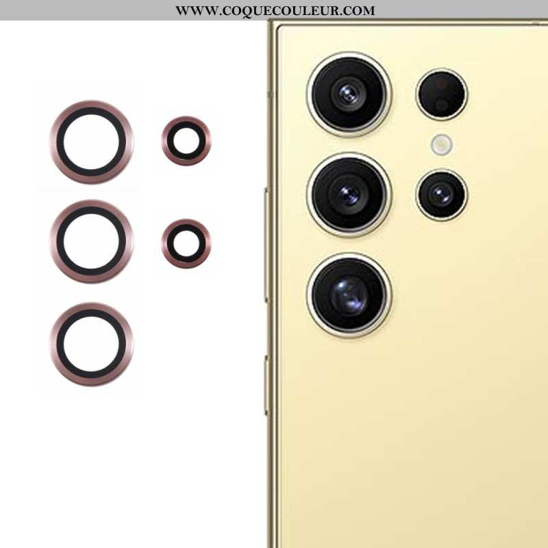 Lentilles de Protection pour Objectifs Samsung Galaxy S25 Ultra 5G Métal Électroplaqué et Verre Trem