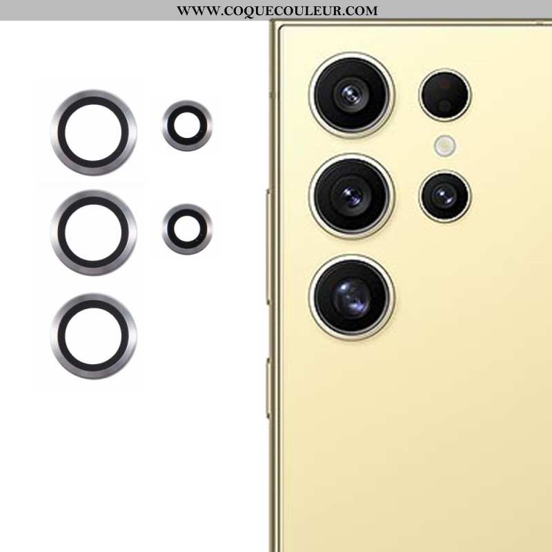 Lentilles de Protection pour Objectifs Samsung Galaxy S25 Ultra 5G Métal Électroplaqué et Verre Trem