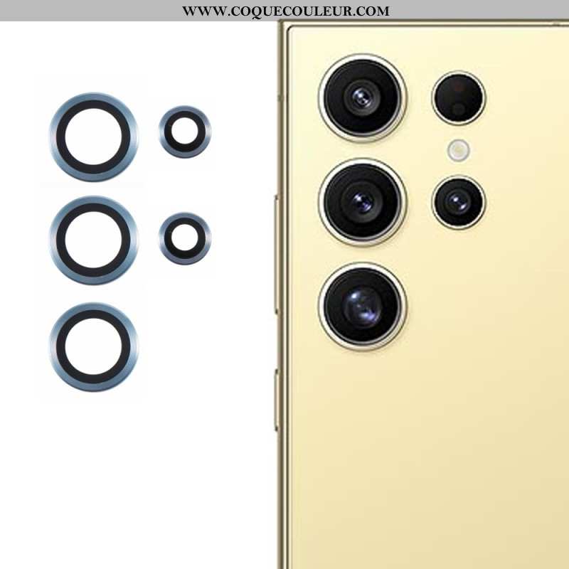 Lentilles de Protection pour Objectifs Samsung Galaxy S25 Ultra 5G Métal Électroplaqué et Verre Trem