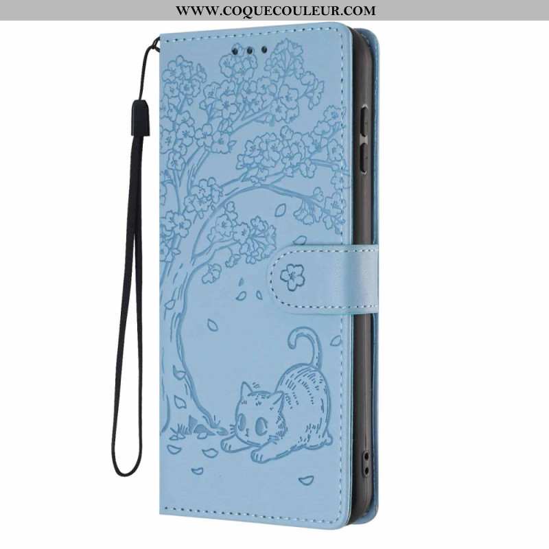 Housse Samsung Galaxy S26 Plus Motif Arbre et Chat
