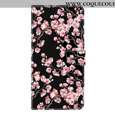 Housse Samsung Galaxy S26 Plus Fleurs de Pêcher