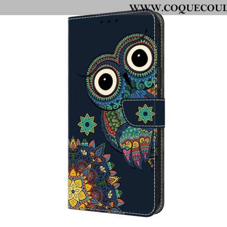 Housse Samsung Galaxy S26 Plus Motif Hibou Mandala