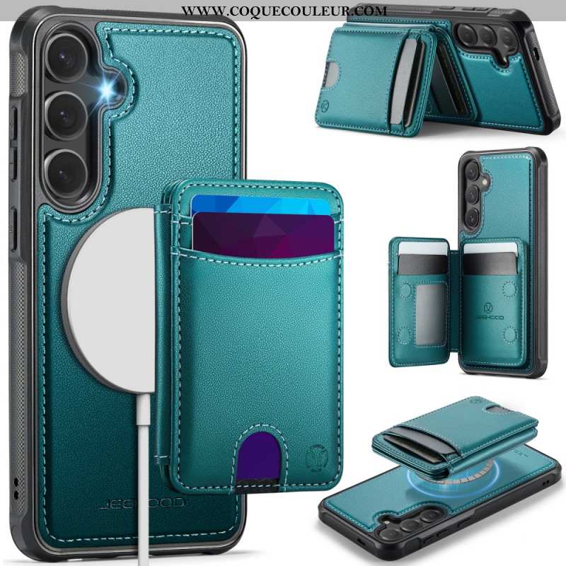 Coque Samsung Galaxy S26 Plus Porte-Cartes Détachable JEEHOOD