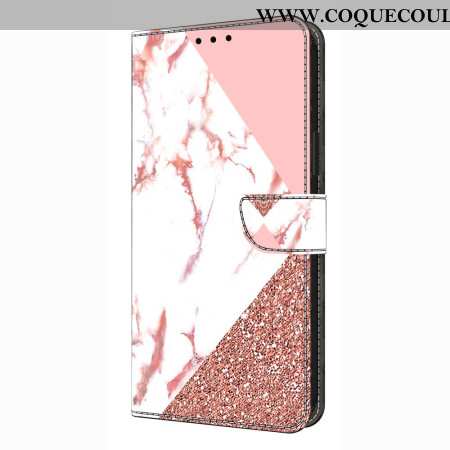 Housse Samsung Galaxy S26 Plus 5G Motif Marbre Triangulaire