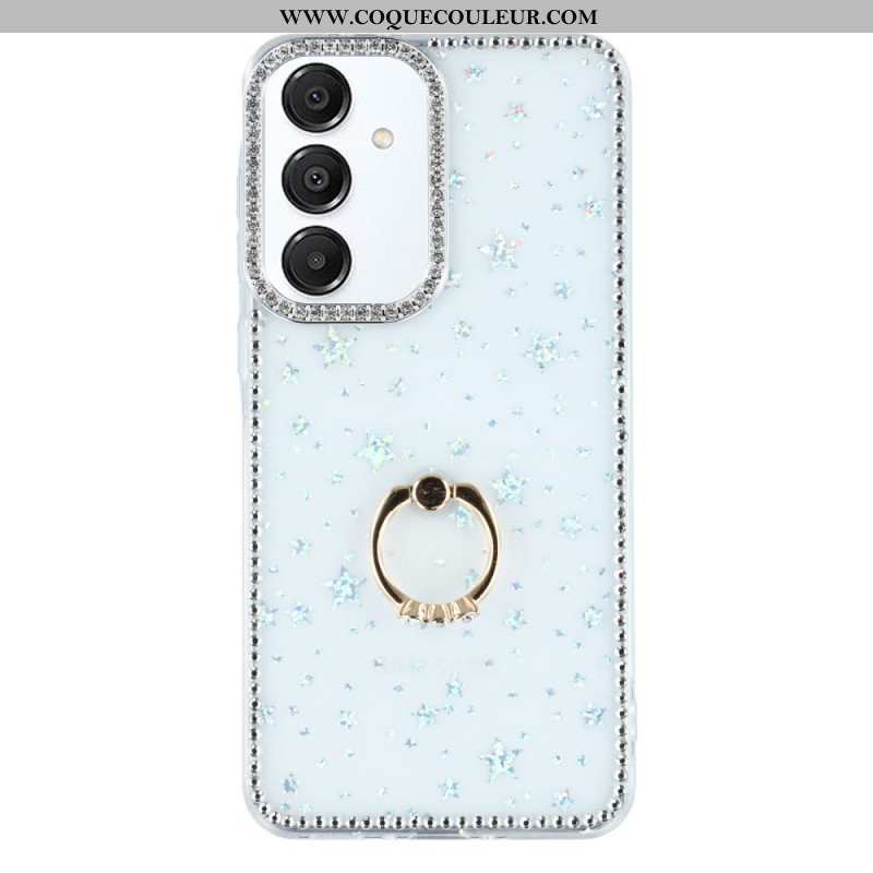 Coque Samsung Galaxy S26 Plus 5G Anneau-Support et Strass