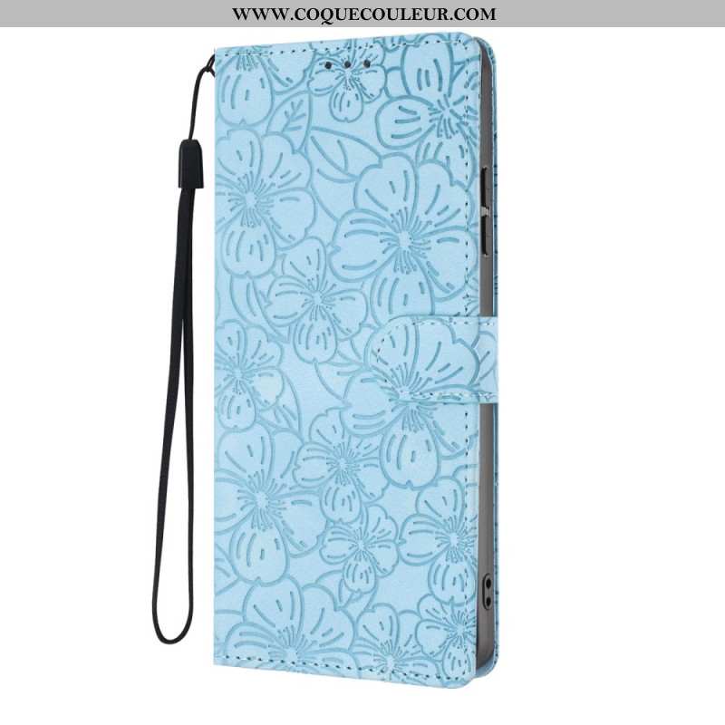 Housse Samsung Galaxy S26 Plus Gravure Fleurs de Cerisier