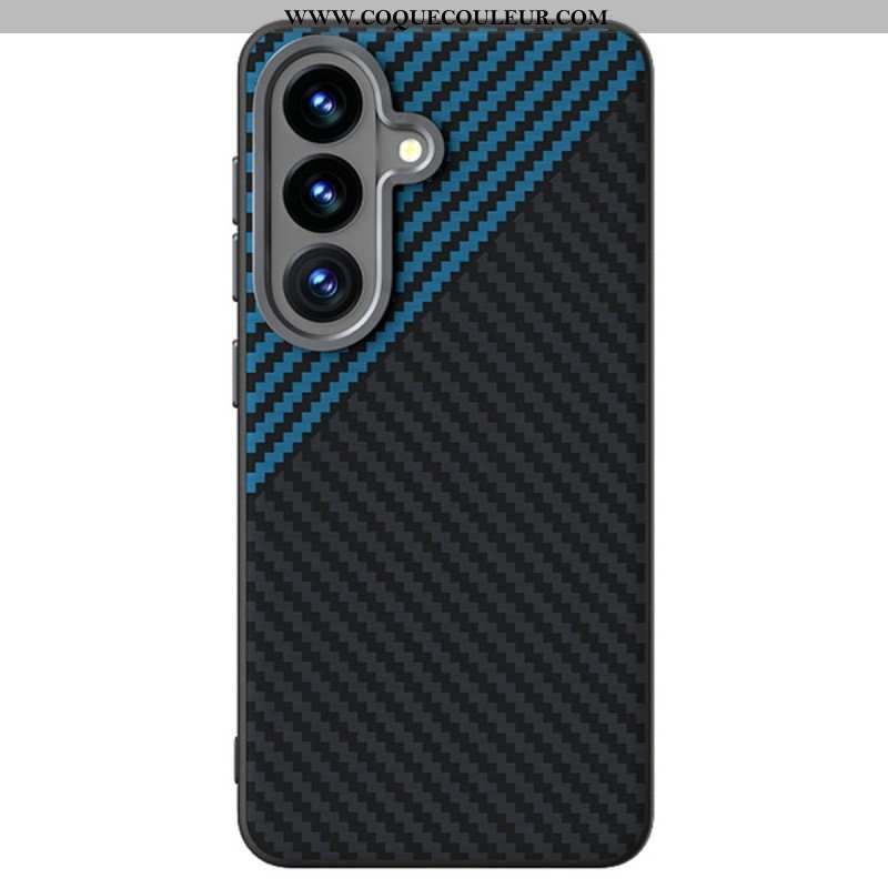 Coque Samsung Galaxy S26 Plus Magnétique Texture Fibre de Carbone