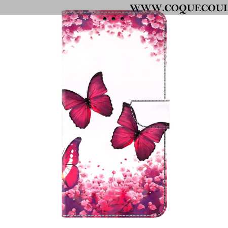 Housse Samsung Galaxy S26 Plus Papilllons Rouges