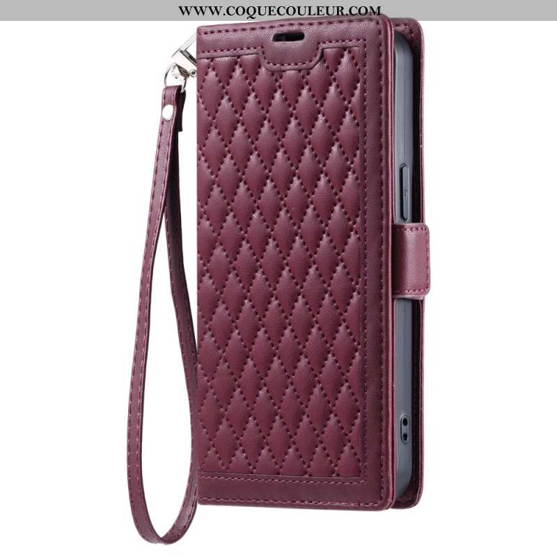 Housse Samsung Galaxy S26 Plus Matelassé Design Vintage