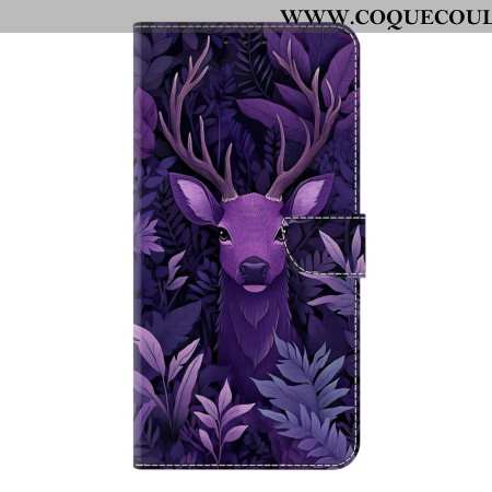 Housse Samsung Galaxy S26 Plus Motif Cerf Violet
