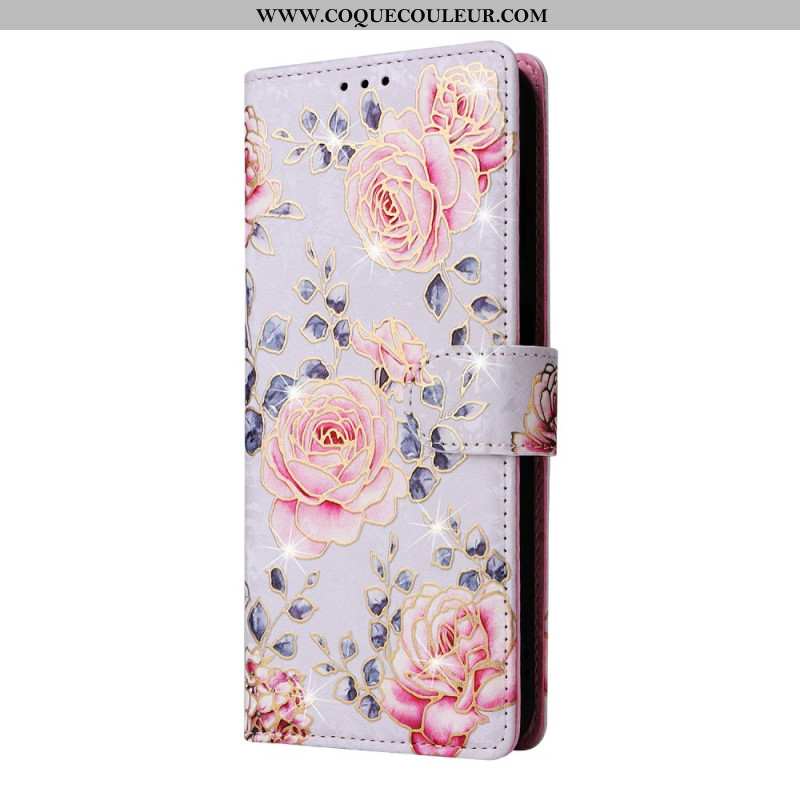 Housse Samsung Galaxy S26 Blocage RFID Motif Floral