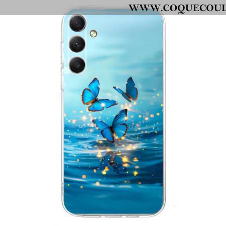 Coque Samsung Galaxy S26 Papillons Bleus