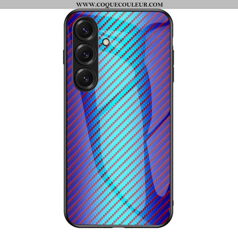 Coque Samsung Galaxy S26 Verre Trempé Fibre Carbone