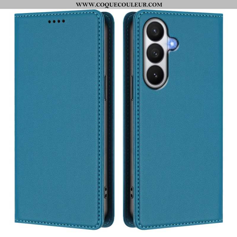 Flip Cover Samsung Galaxy S26 Fermeture Magnétique et Protection RFID