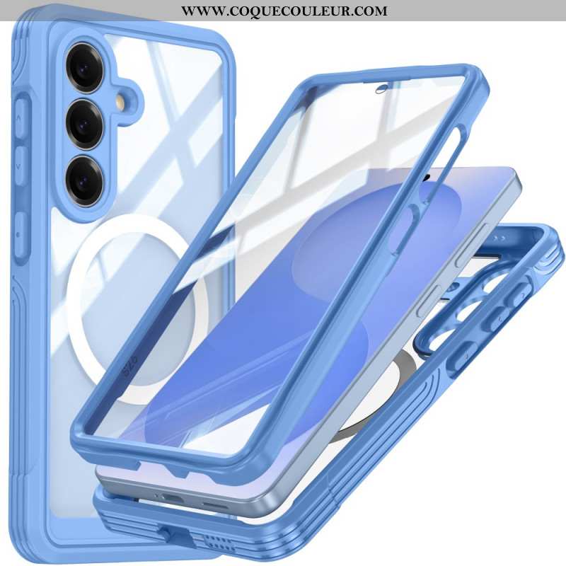 Coque Samsung Galaxy S26 Magnétique avec Film Protecteur en Verre Trempé