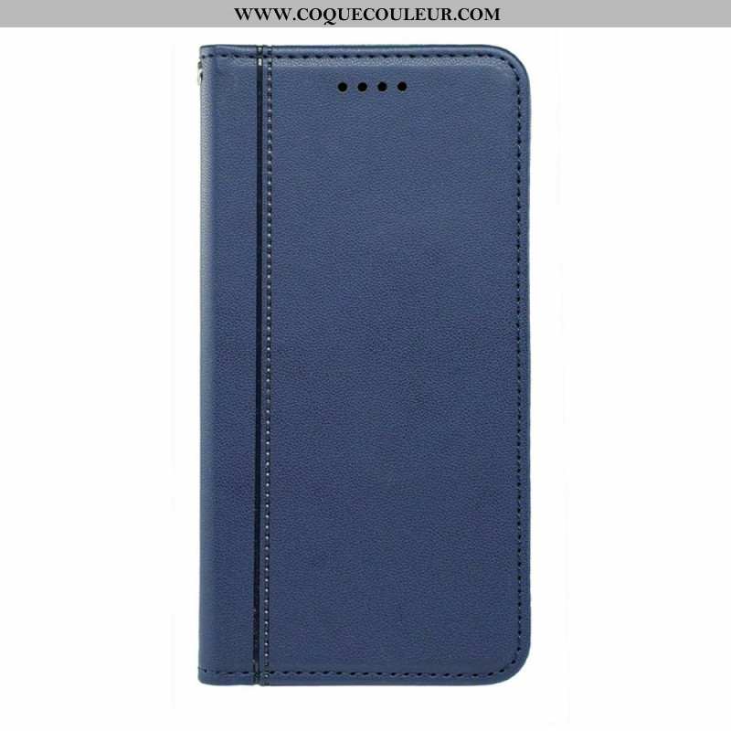 Flip Cover Samsung Galaxy S26 Liseré à Lanière