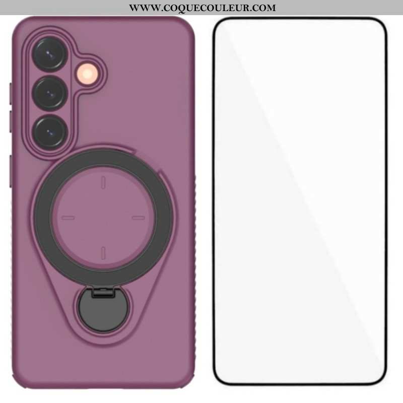 Coque Samsung Galaxy S26 Robuste avec Protecteur Écran en Verre Trempé