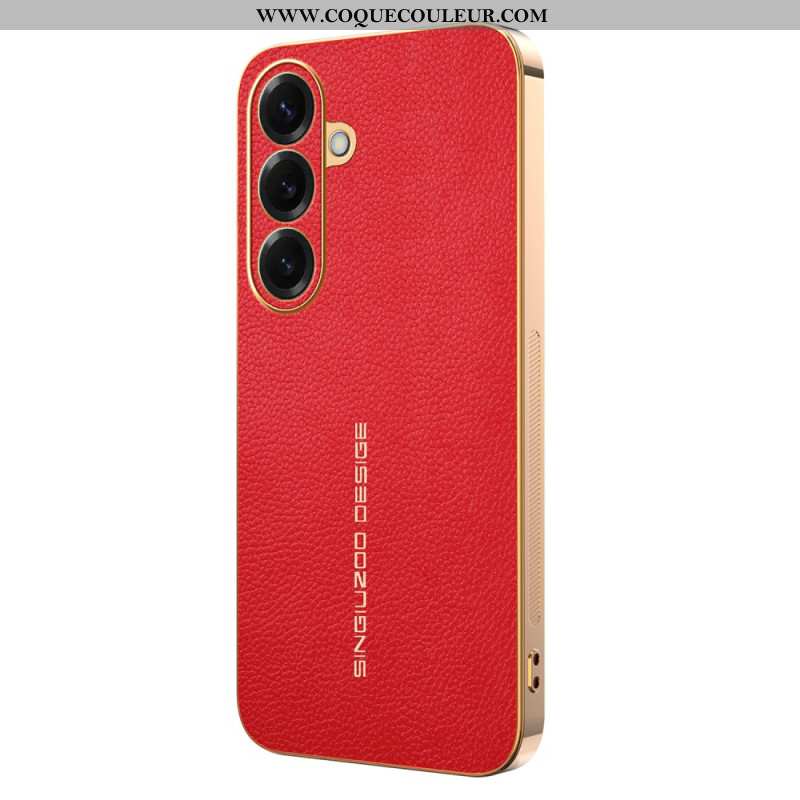 Coque Samsung Galaxy S26 Texture Litchi