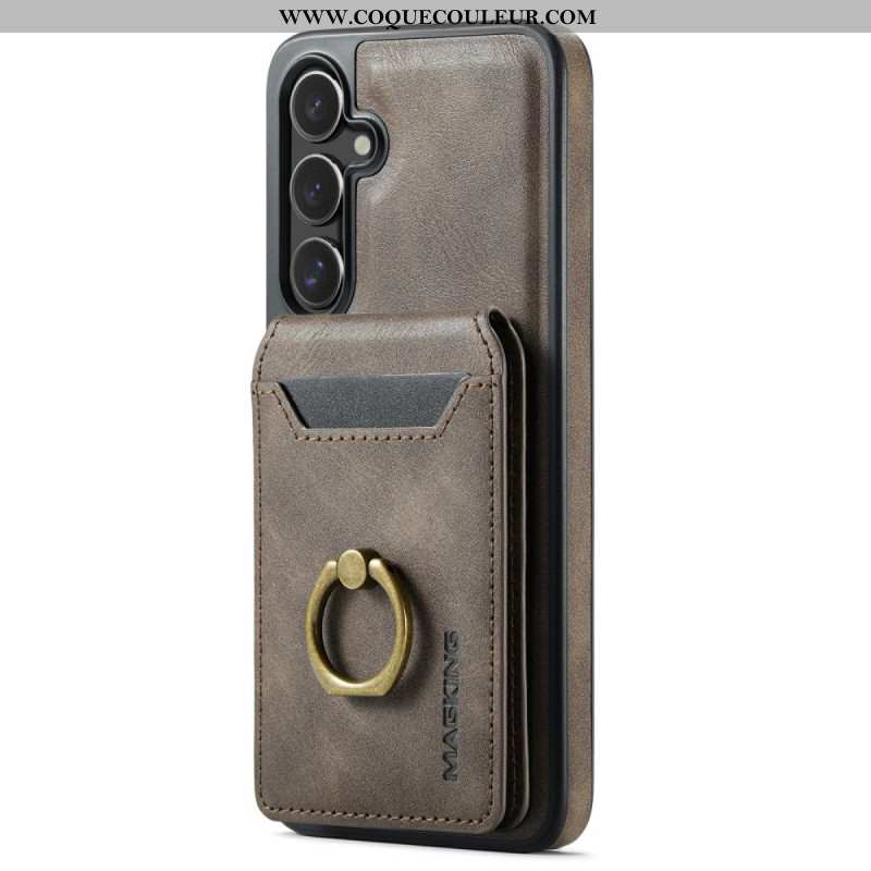 Coque Samsung Galaxy S26 Porte-Cartes Magnétique et Anneau MAGKING