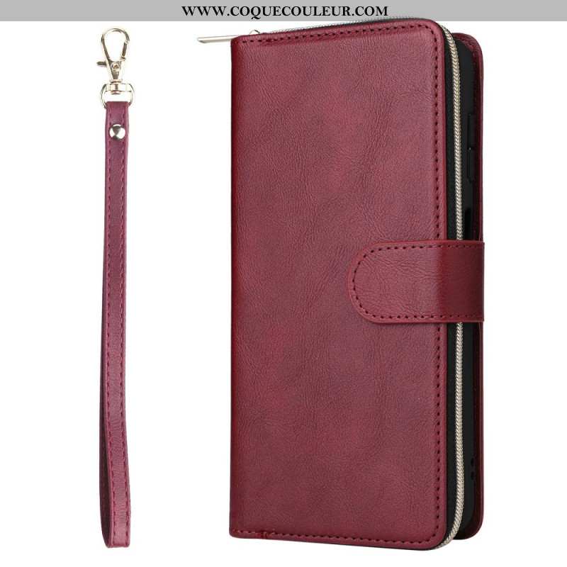 Housse Samsung Galaxy S26 Portefeuille Poche Zippée