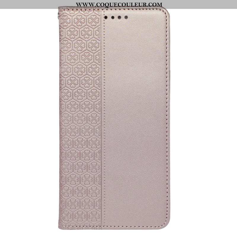 Flip Cover Samsung Galaxy S26 Trèfles à Quatre Feuilles