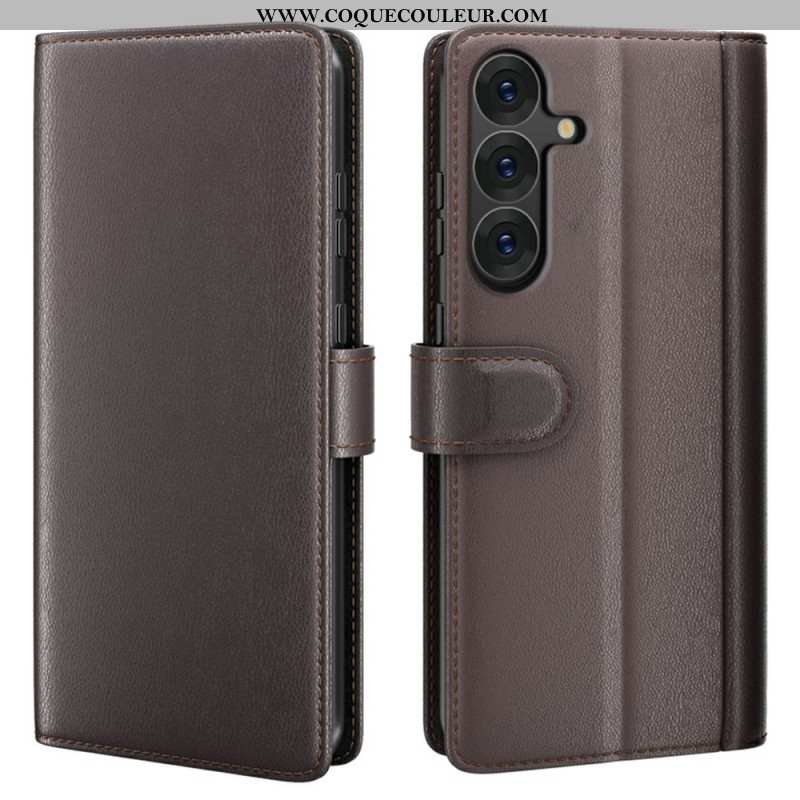 Housse Samsung Galaxy S26 Cuir Véritable