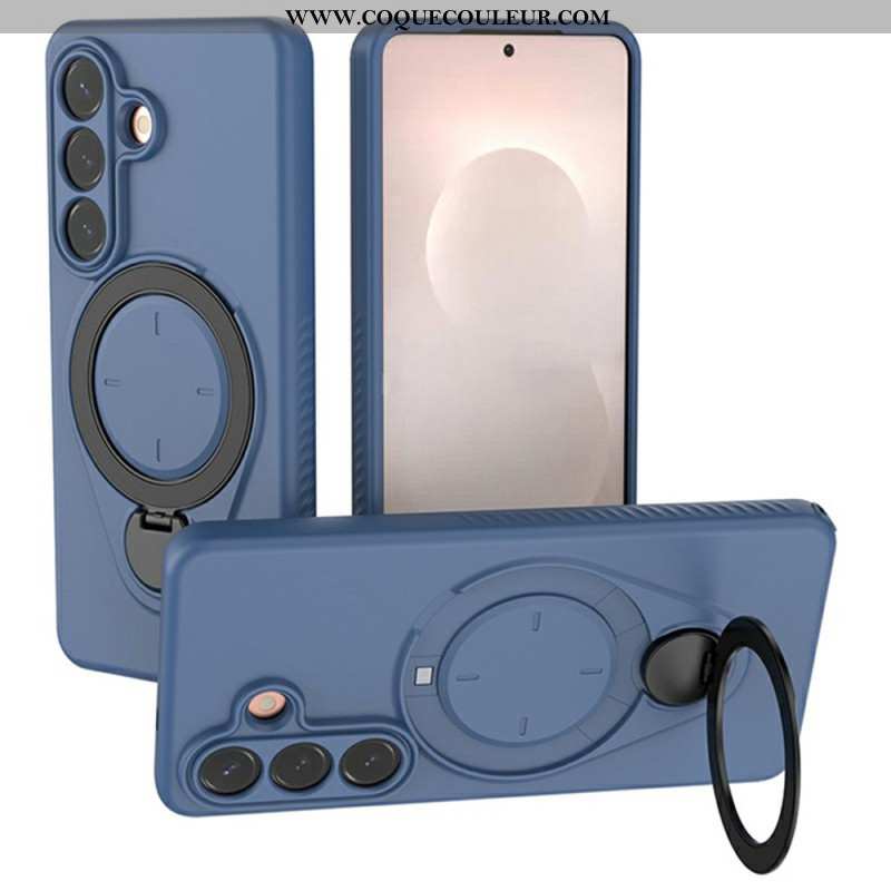 Coque Samsung Galaxy S26 Anneau-Support Pivotant Magnétique