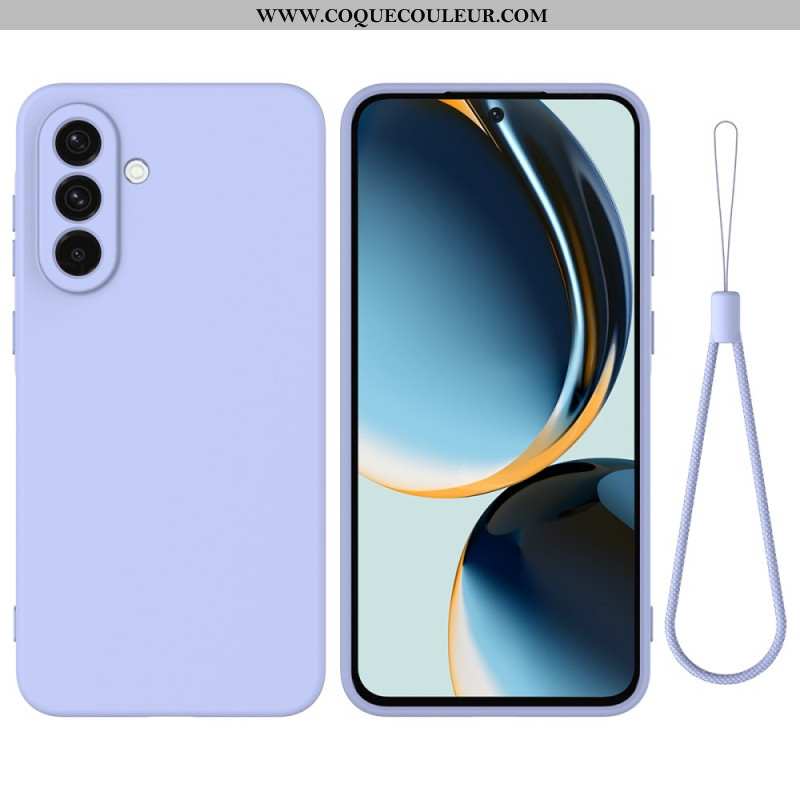 Coque Samsung Galaxy S26 Silicone Liquide à Lanière