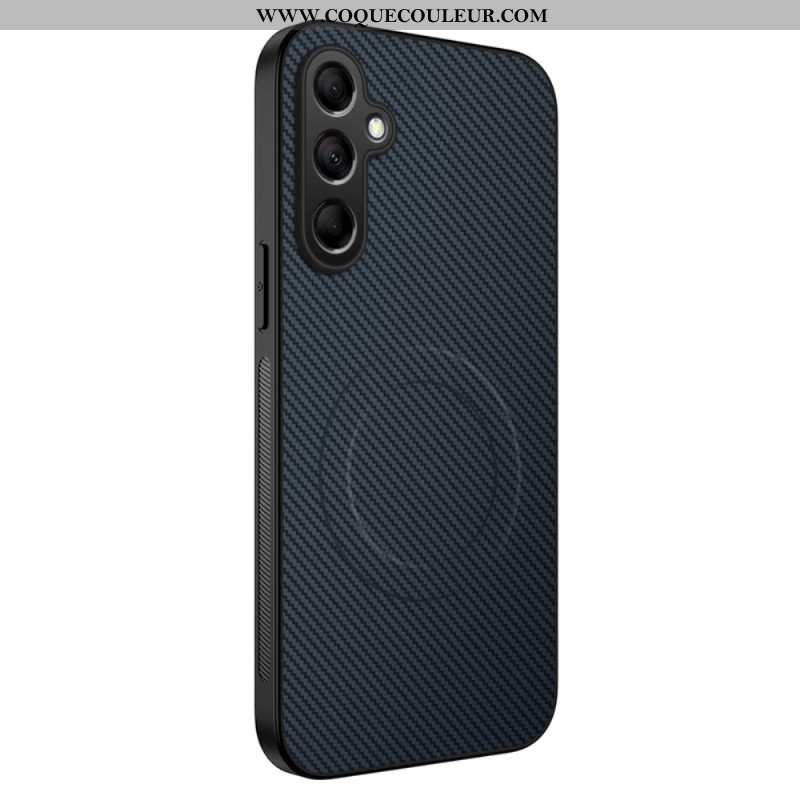 Coque Samsung Galaxy S26 Magnétique Texture Fibre de Carbone