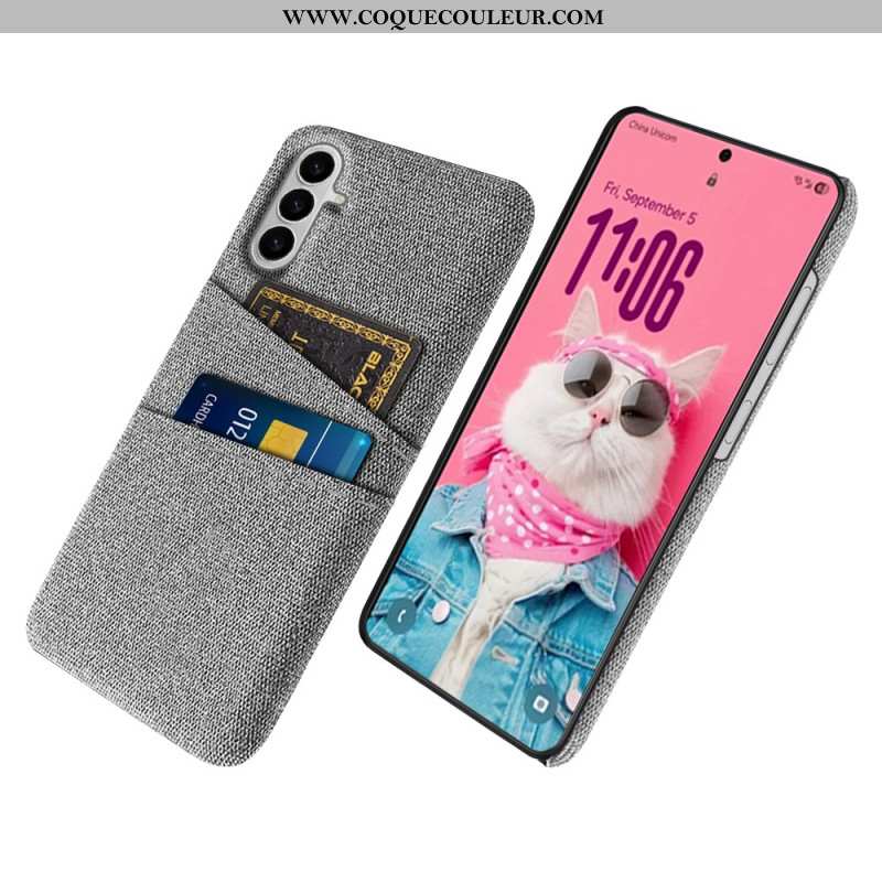 Coque Samsung Galaxy S26 Porte-Cartes Tissu