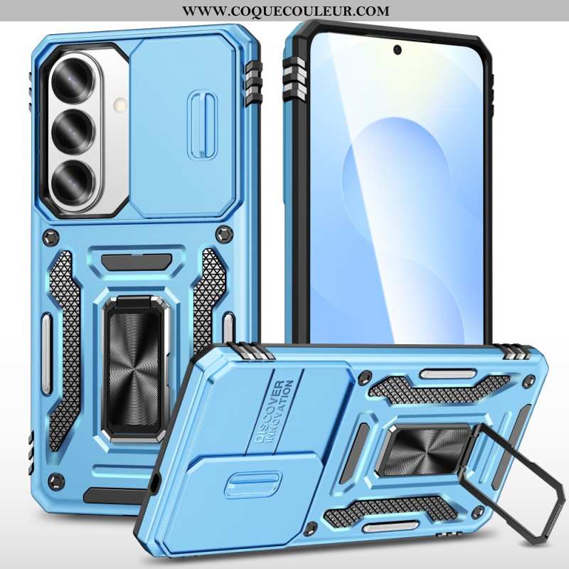 Coque Samsung Galaxy S26 Béquille et Protection Caméra Coulissante