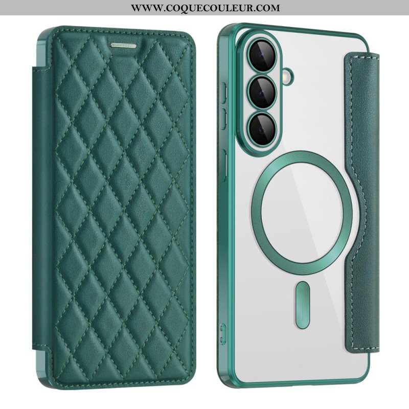 Flip Cover Samsung Galaxy S26 Porte-Cartes RFID et Protection Objectif Matelassée