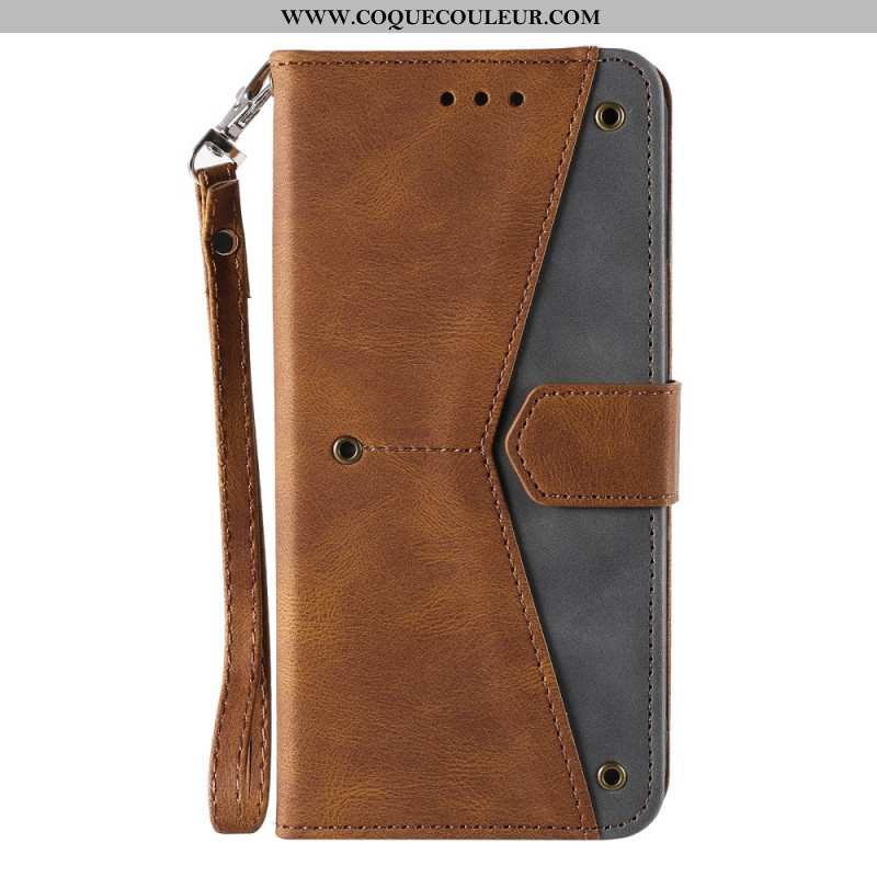 Housse Samsung Galaxy S26 Bicolore à Lanière