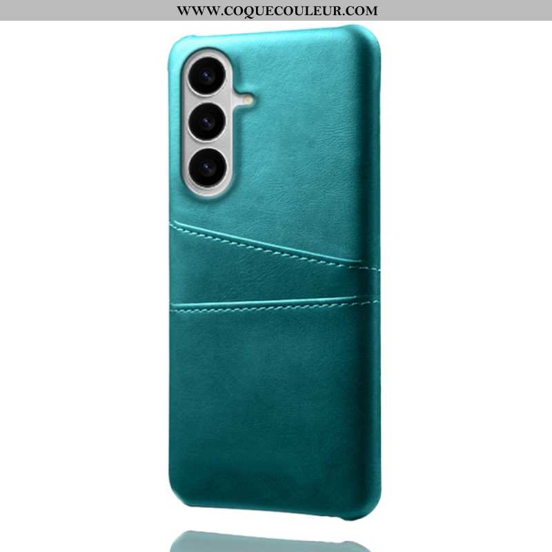 Coque Samsung Galaxy S26 Effet Cuir Porte-Cartes