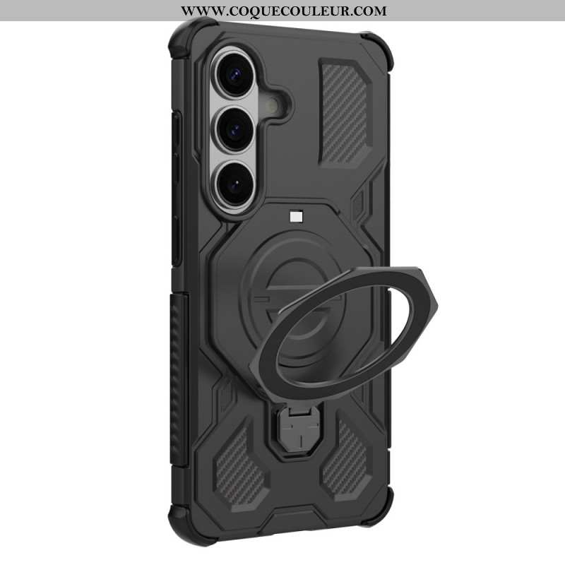 Coque Samsung Galaxy S26 Robuste avec Support Rotatif Métal