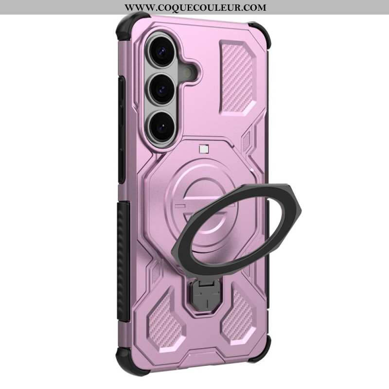 Coque Samsung Galaxy S26 Robuste avec Support Rotatif Métal