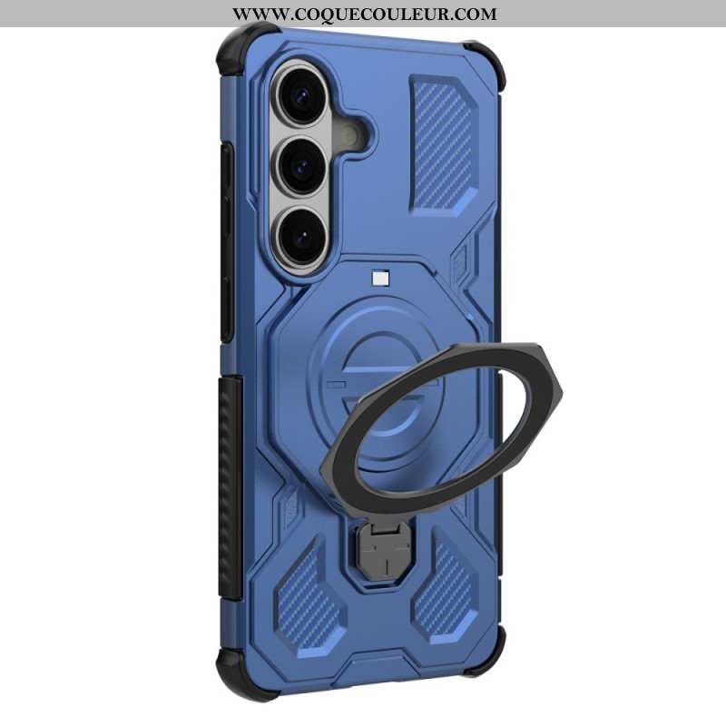 Coque Samsung Galaxy S26 Robuste avec Support Rotatif Métal