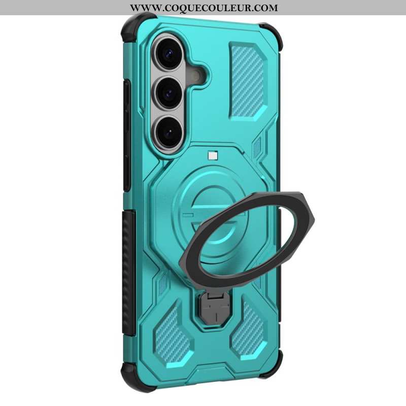 Coque Samsung Galaxy S26 Robuste avec Support Rotatif Métal