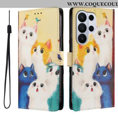 Housse Samsung Galaxy S26 Ultra Chats Colorés