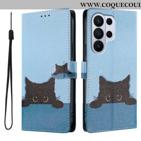 Housse Samsung Galaxy S26 Ultra Chaton Noir