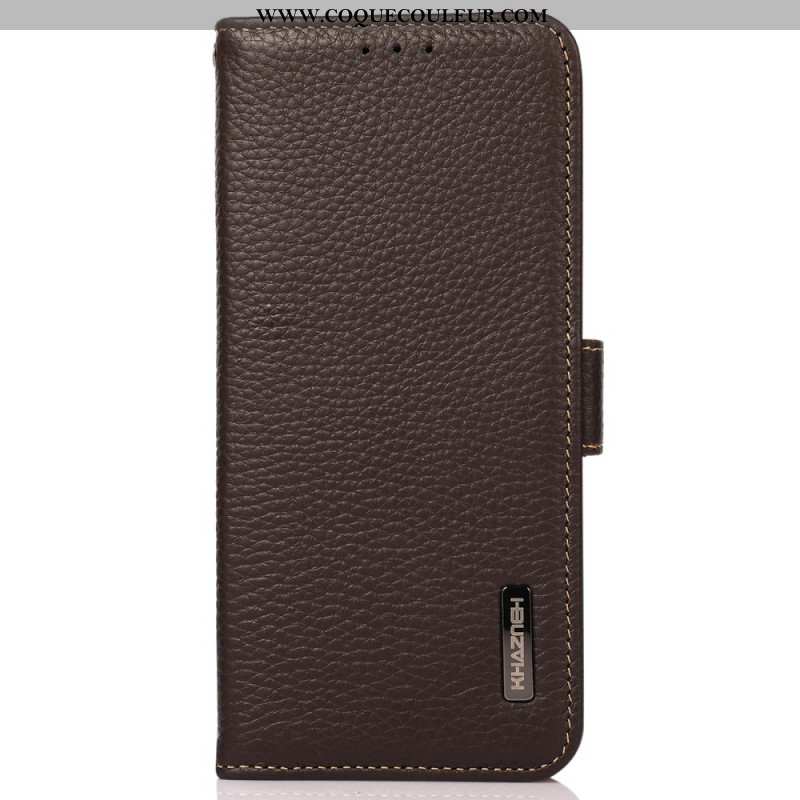 Housse Samsung Galaxy S26 Ultra Protection RFID Cuir KHAZNEH