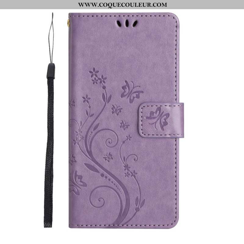 Housse Samsung Galaxy S26 Ultra Papillon et Fleurs