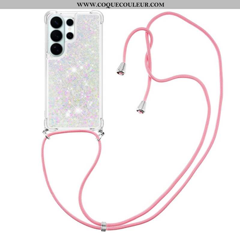 Coque à Cordon Samsung Galaxy S26 Ultra Paillettes