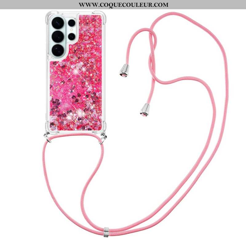 Coque à Cordon Samsung Galaxy S26 Ultra Paillettes