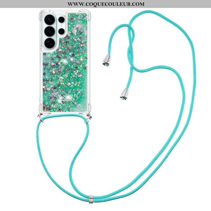 Coque à Cordon Samsung Galaxy S26 Ultra Paillettes