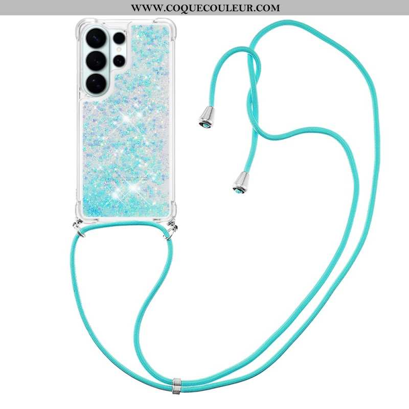 Coque à Cordon Samsung Galaxy S26 Ultra Paillettes