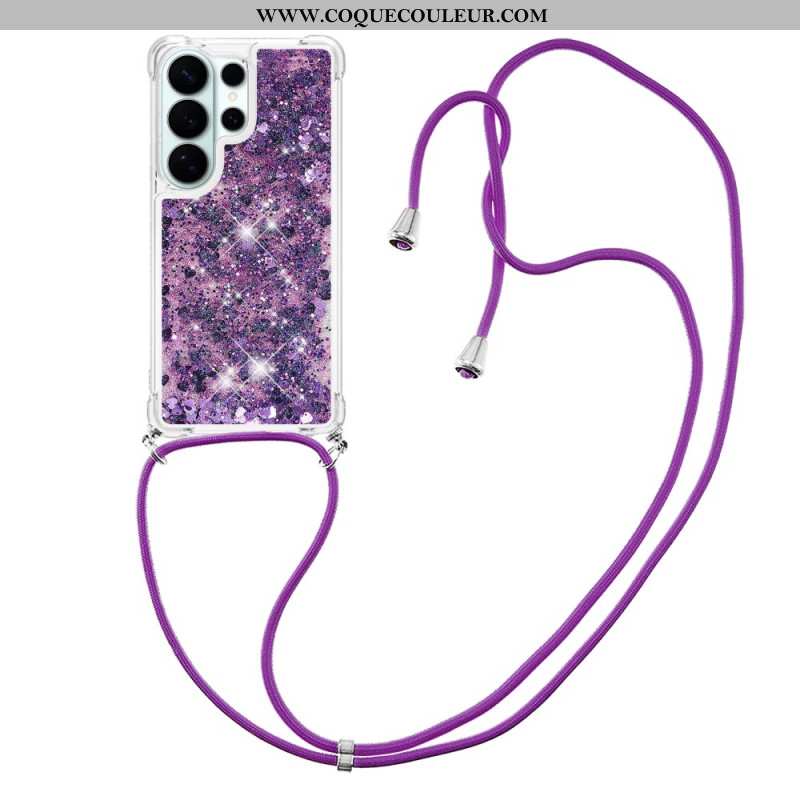 Coque à Cordon Samsung Galaxy S26 Ultra Paillettes