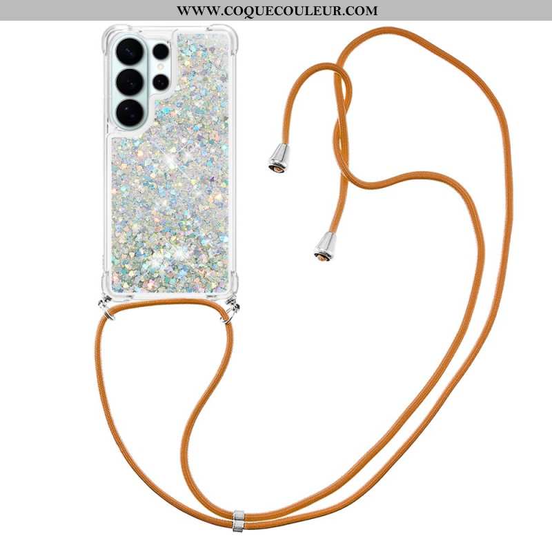Coque à Cordon Samsung Galaxy S26 Ultra Paillettes