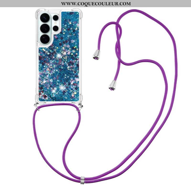Coque à Cordon Samsung Galaxy S26 Ultra Paillettes